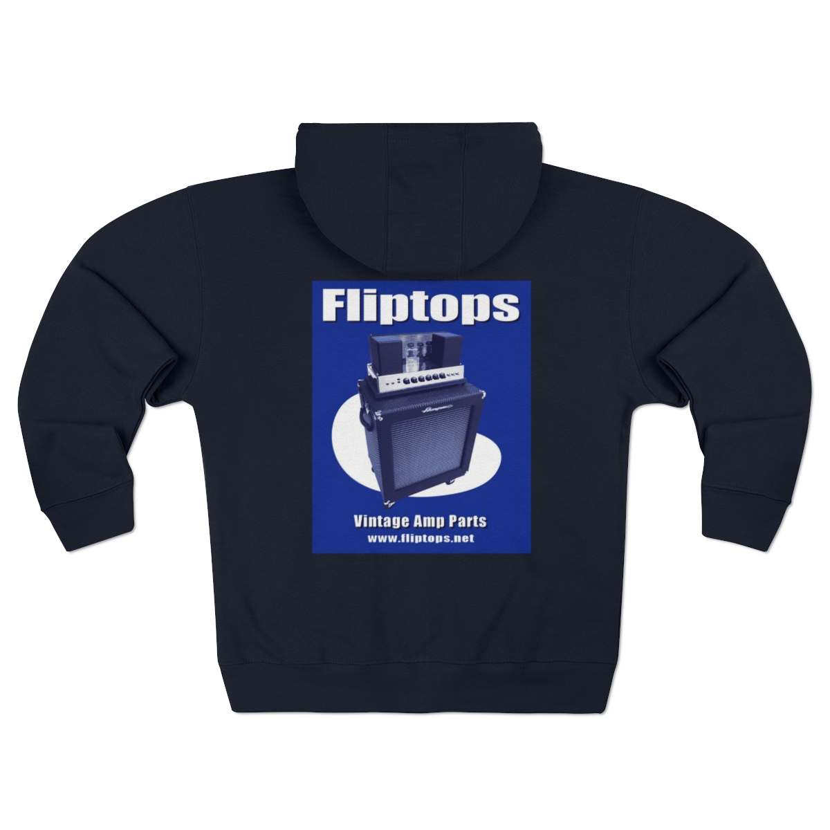 Fliptops Classic Hoodie, Back Side